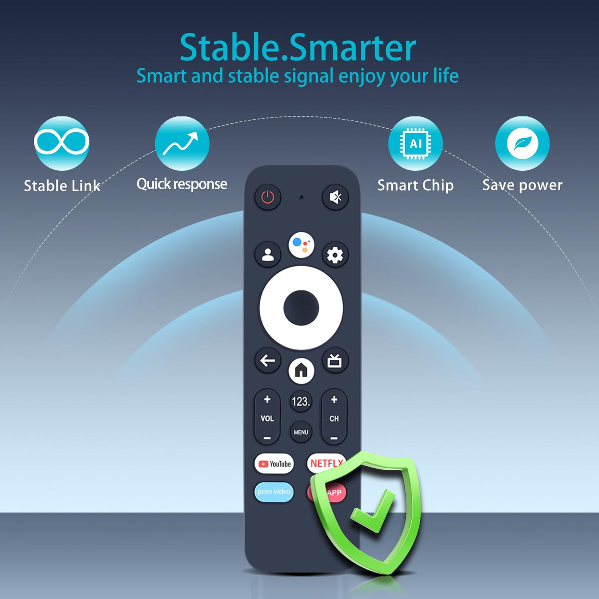 ZWP GTV-Remote-S back view highlights slim profile and durable ABS build