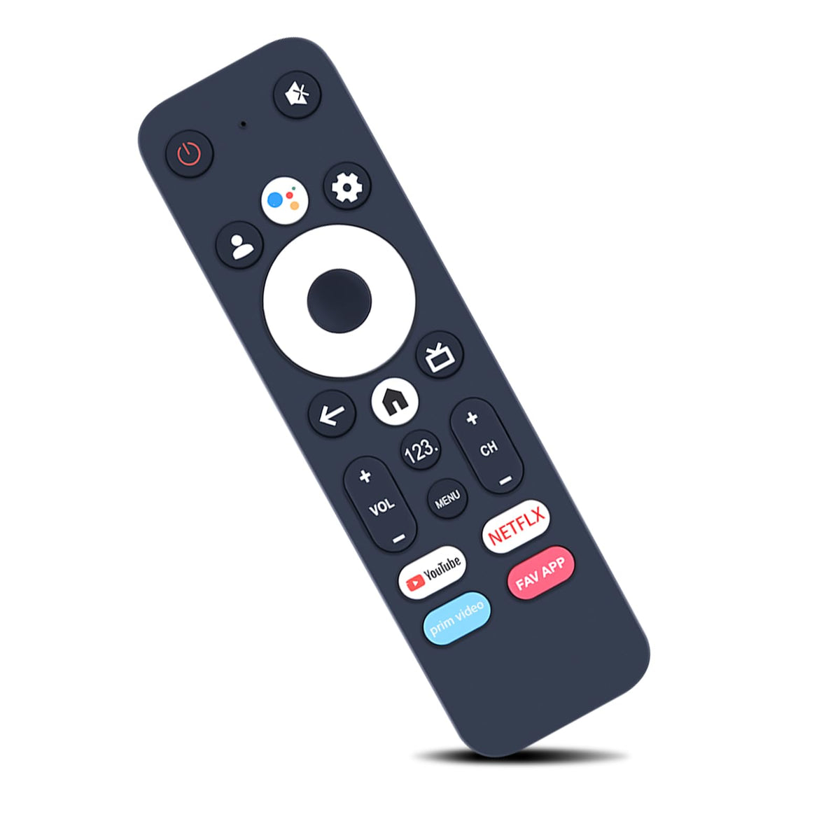 ZWP GTV-Remote-S front view shows ergonomic grip for easy navigation