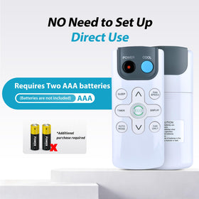 ZWP GYKQ-71E remote ideal for dorms and travel