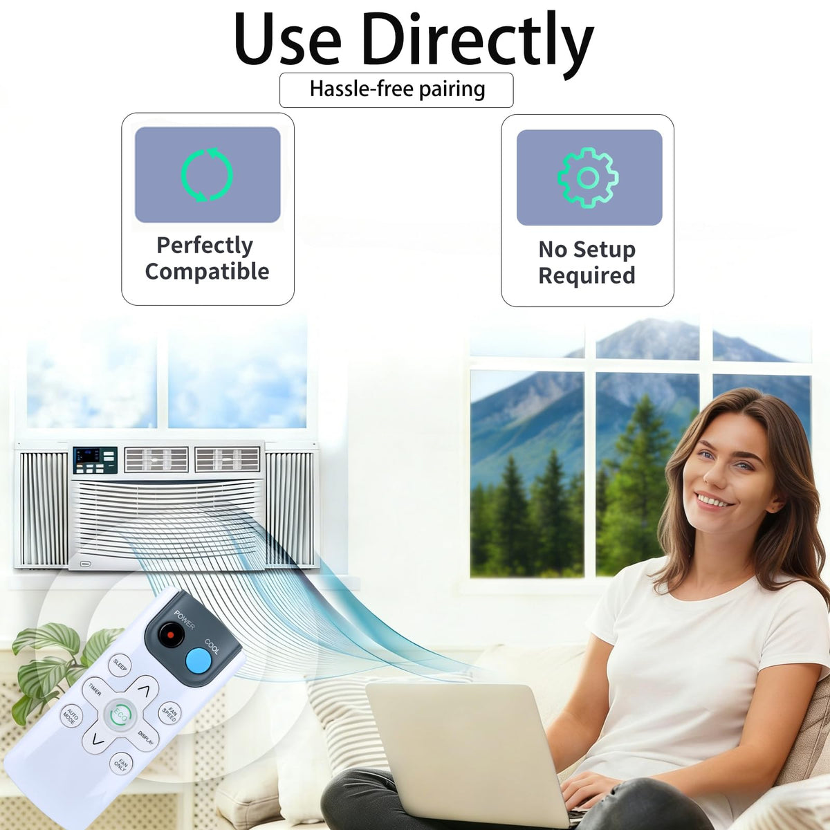 ZWP GYKQ-71E in use on sofa shows convenient, room-wide control.