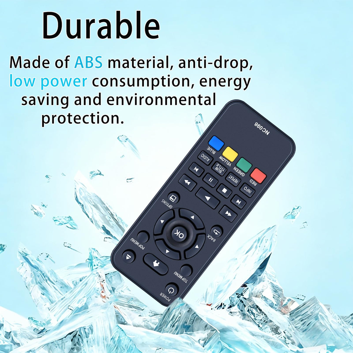 ZWP NC098 beside AAA batteries showing compact size and easy power