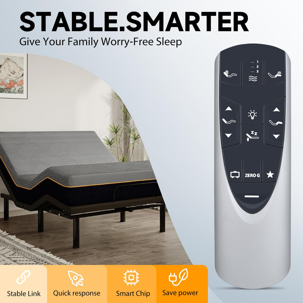 ZWP remote backlit keypad illuminating buttons for clear nighttime use