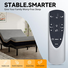 ZWP remote backlit keypad illuminating buttons for clear nighttime use