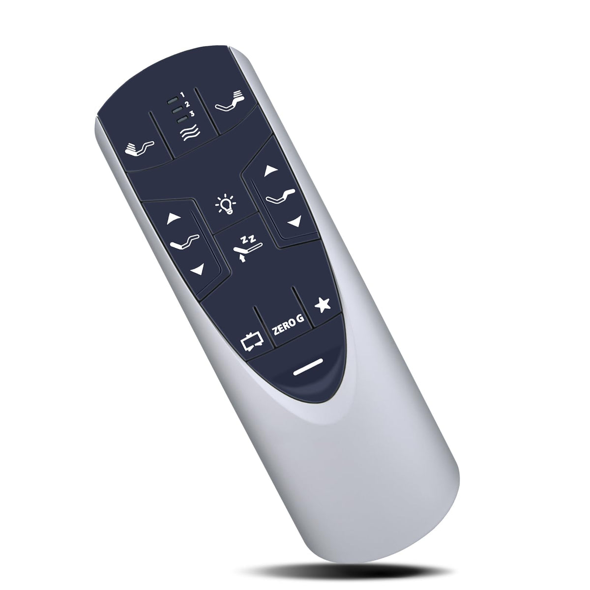 ZWP remote front view showing buttons and brand, offering reliable replacement control
