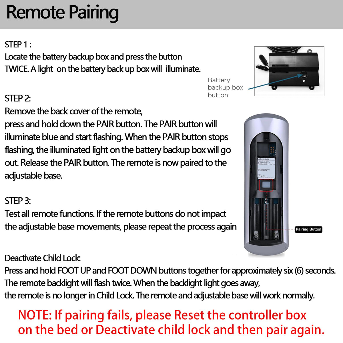 ZWP remote on a styled bedroom nightstand, highlighting convenient bedside control