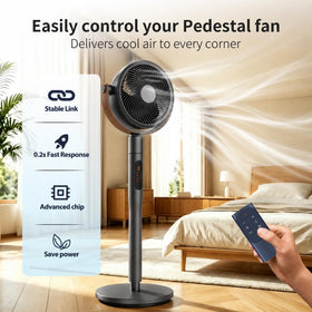 ZWP remote for PolyFan 715S held in hand for quick comfort