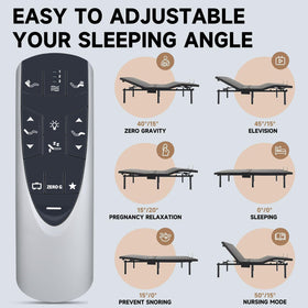 ZWP remote controlling a Tempur-Pedic Ergo bed base, restoring full functionality