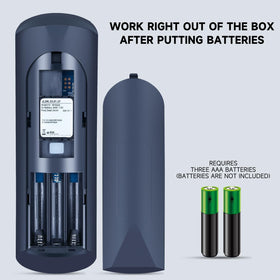 ZWP RF502A remote packaging highlighting quick setup; battery not included