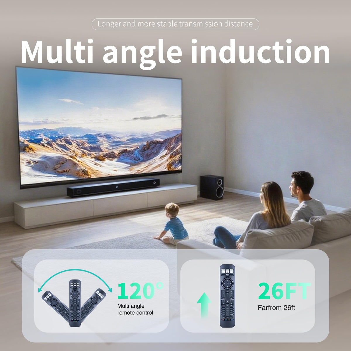 ZWP remote held in hand illustrating compact size and comfortable ergonomic grip