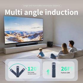 ZWP remote held in hand illustrating compact size and comfortable ergonomic grip