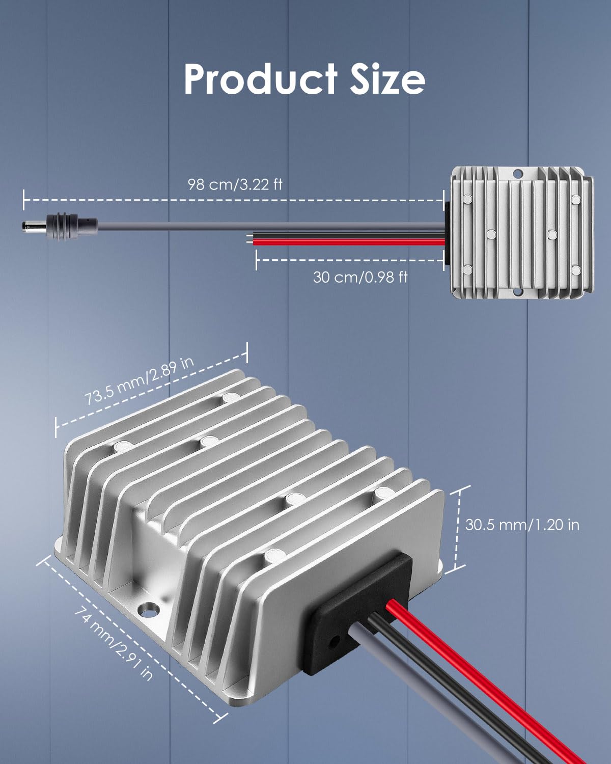 ZXWATC easy four-step power-on process enables quick satellite setup.