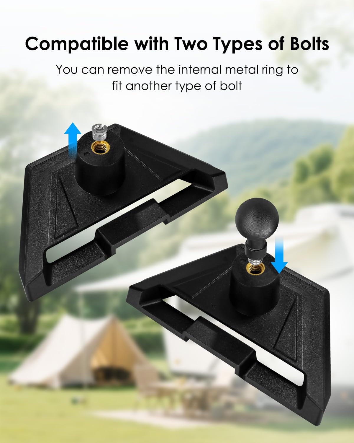 ZXWATC side profile of mount and adjustable adapter, precise angle locking benefit