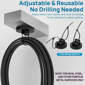 ZyCooom 360-degree rotation demo showing adjustable cable routing
