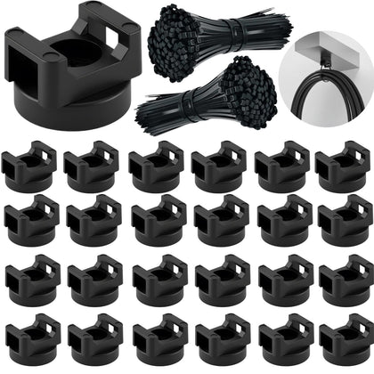 ZyCooom front packaging displaying full 225-piece cable tie kit for fast setup