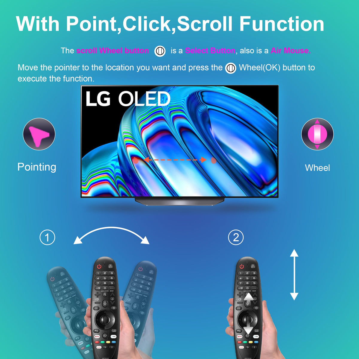 ZYK remote on coffee table in living room showing seamless streaming setup benefit