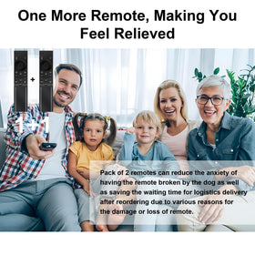ZYK remote package showing two remotes included for convenient backup