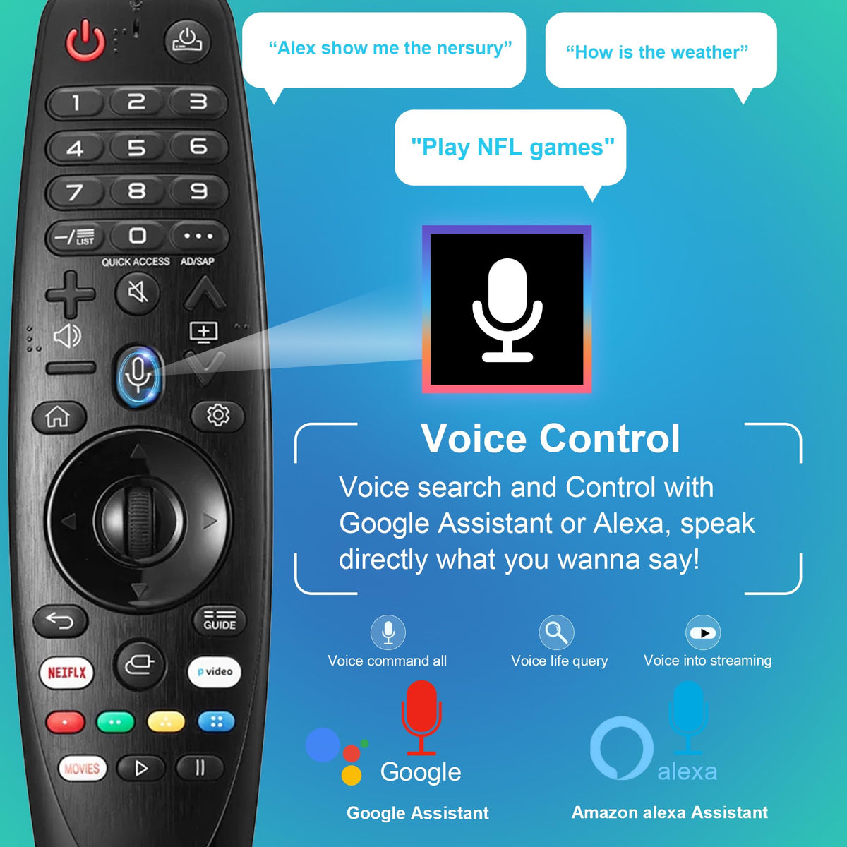 ZYK remote pointing at TV screen demonstrating accurate on-screen navigation