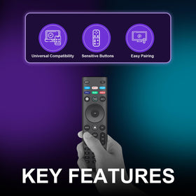 ZYK remote ergonomic design supports comfortable, fatigue-free watching sessions