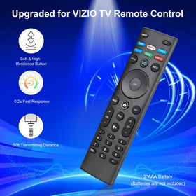 ZYK VIZIO remote distance range potential for comfortable viewing.