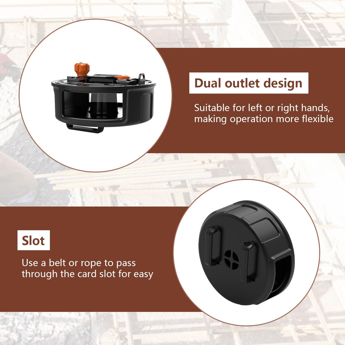 Zylaer open lid loading detail with visible inner spool for fast wire replacement