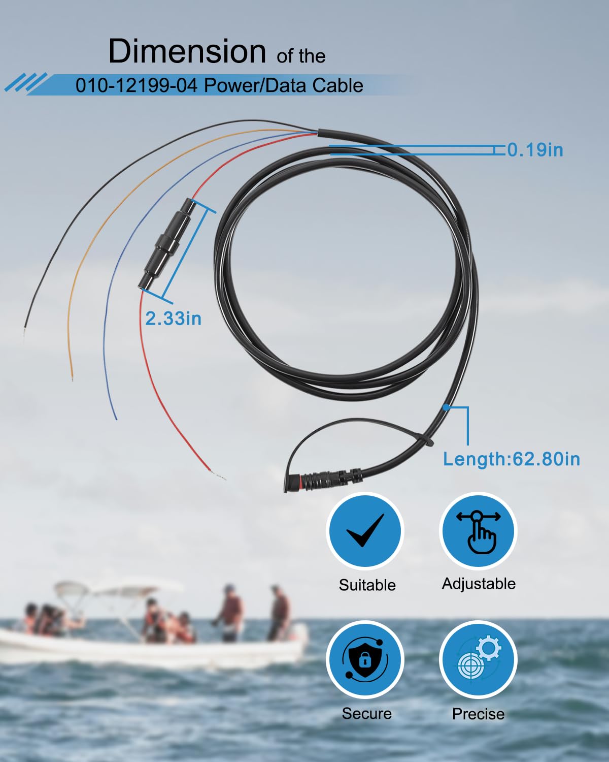 Zymurgoes six-foot length cable enables flexible mount placements.