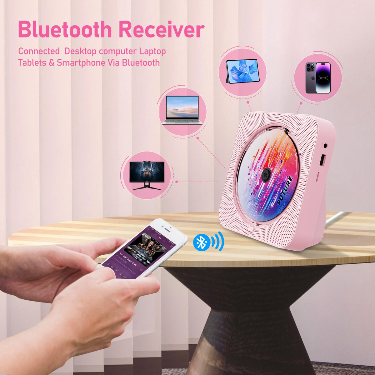 ZYOKATA LED display and remote control visible, simplifies mode switching