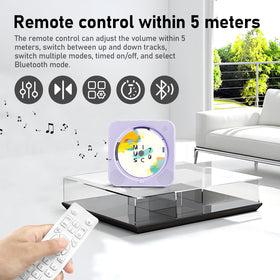 ZYOKATA LED display and remote demonstrating simple control from across room