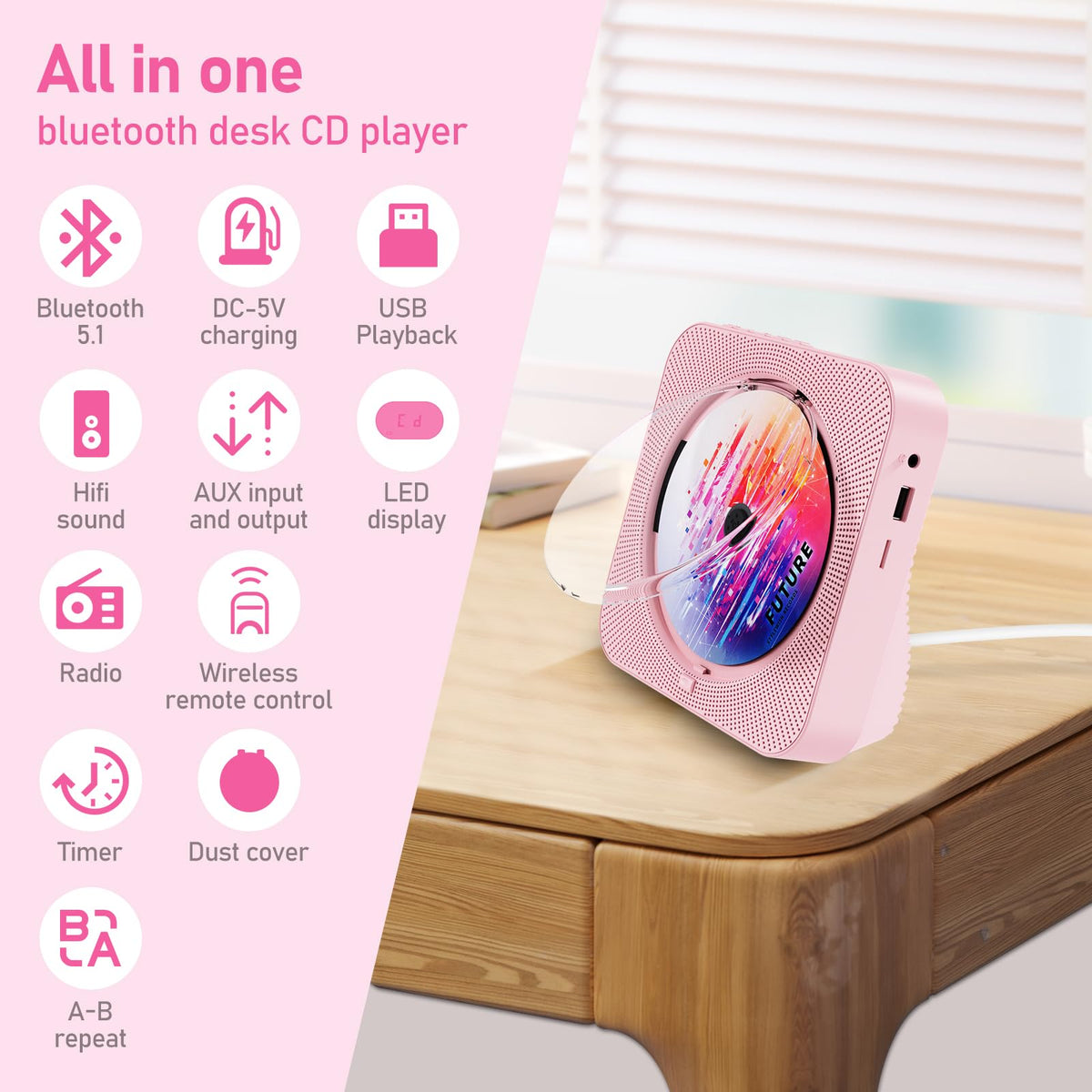 ZYOKATA in a bedroom on a shelf demonstrating compact convenience