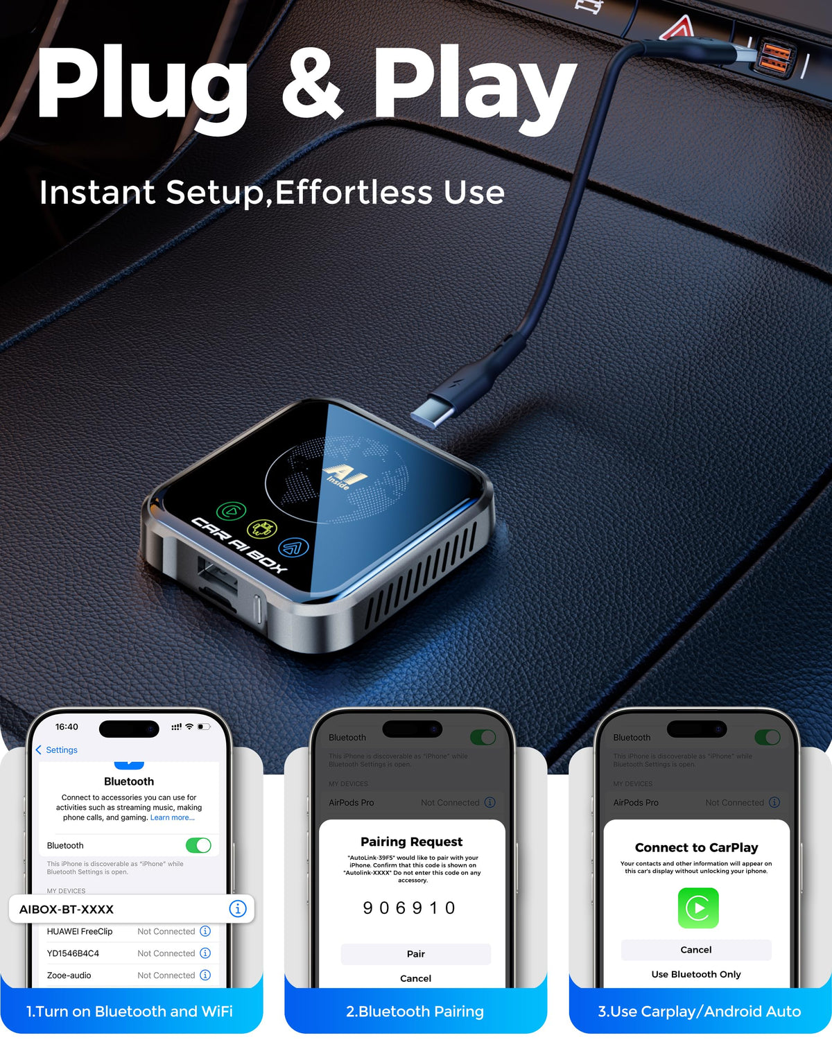 ZYW Magic AI Box enables seamless Android Auto switch