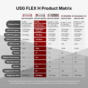 ZYXEL USGFLEX100H offline firmware updates ensure security without downtime.