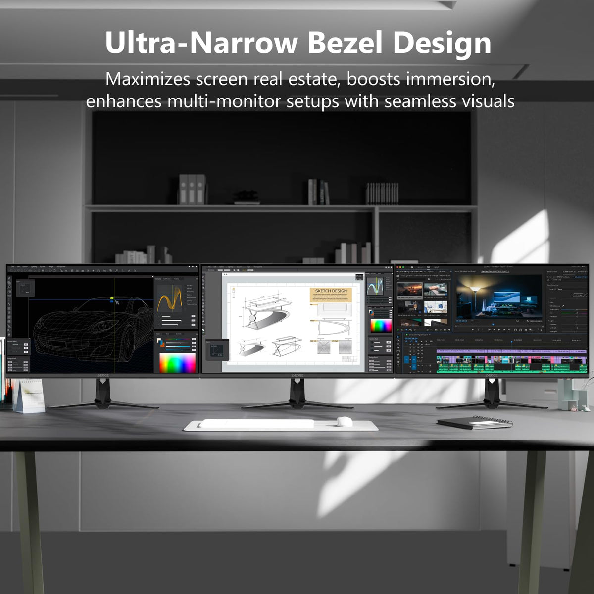 Z Z-EDGE G274K ports and inputs for versatile device connections