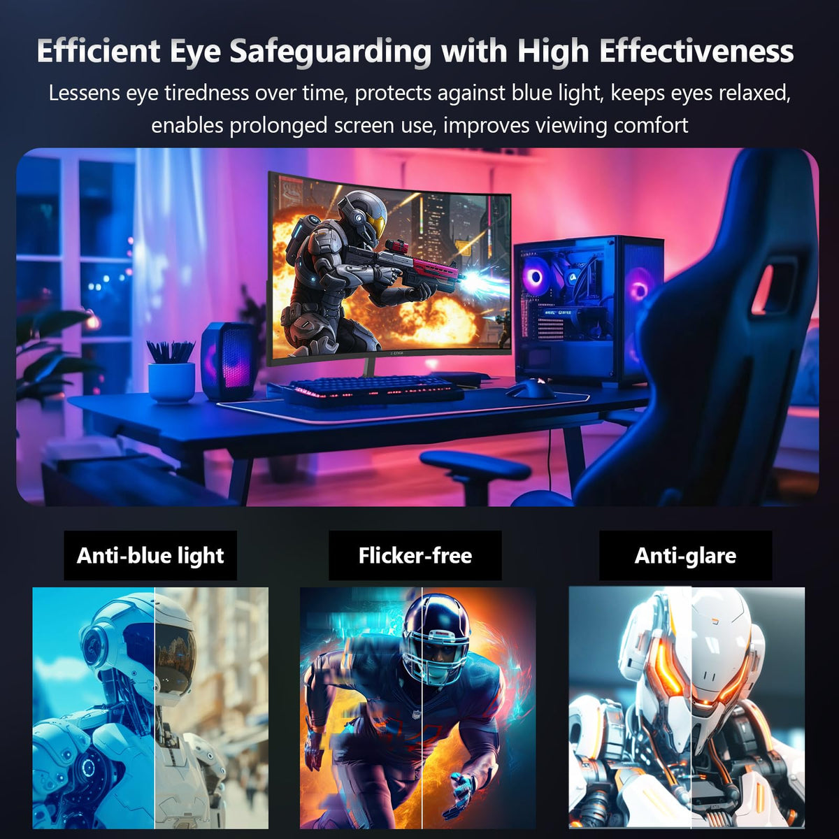 Z Z-EDGE UG24 ergonomic design supports flexible mounting.
