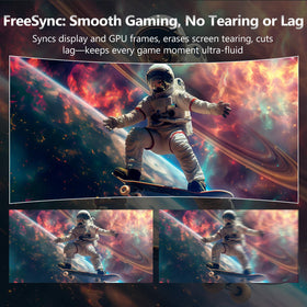 Z Z-EDGE UG24 flicker-free display reduces eye strain.