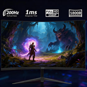 ZZA 1080p resolution delivers sharp images for gaming and productivity.