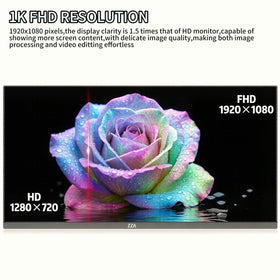ZZA 1920x1080 resolution panel for crisp office work and casual media.