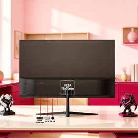 ZZA 24.5-inch 120Hz FHD display delivers smooth motion for esports.