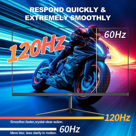 ZZA 24.5-inch FreeSync panel minimizes tearing for responsive games.