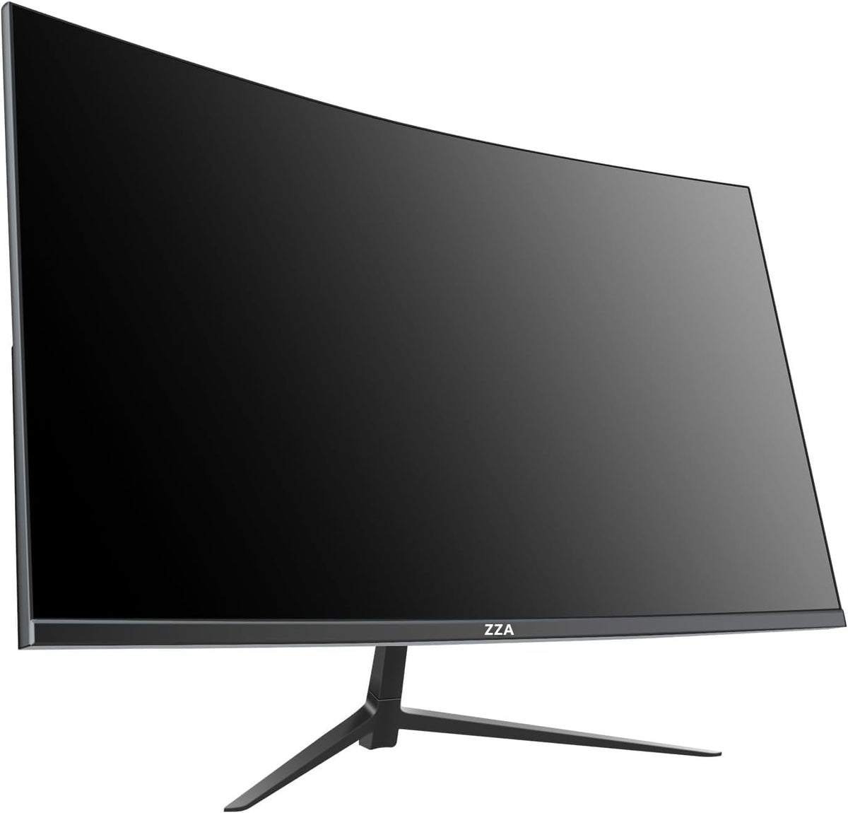 ZZA curved monitor with IPS color clarity for immersive visuals