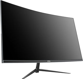 ZZA curved monitor with IPS color clarity for immersive visuals