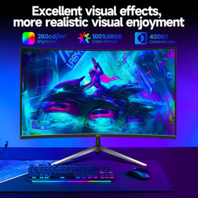 Bright FHD 1080p imagery with 120% sRGB color gamut
