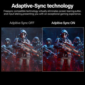 FreeSync support to ensure smooth, tear-free gameplay