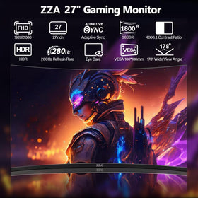 ZZA monitor featuring 280 Hz refresh for ultra-fast gameplay