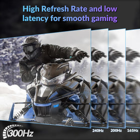ZZA 27-inch white gaming monitor curved screen emphasizing curved display