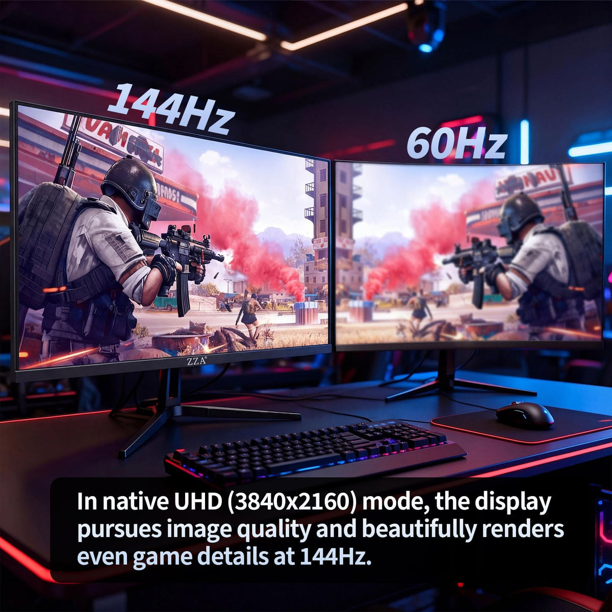 ZZA 27-inch 4K monitor with eye-care tech to reduce fatigue