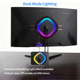 ZZA 27-inch 4K monitor with VESA mount for flexible placement