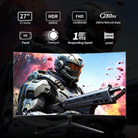 ZZA monitor at 280Hz indicating fast-action clarity and smoothness.