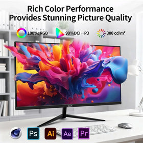 Borderless design for seamless multi-monitor layouts with a clean workspace.