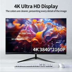 ZZA monitor ports and stand emphasize ergonomic setup and easy connectivity.