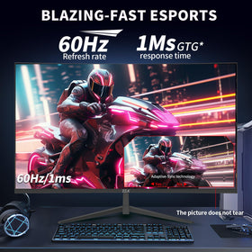 ZZA 32-inch curved monitor HDR display demonstrating vibrant HDR10 content and cinematic visuals.