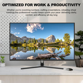 Subtle backlight ambiance to enhance the workspace atmosphere.